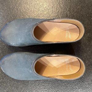 Dansko Professional Clogs Navy Burnished Nubuck